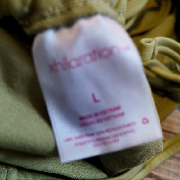 Xhilaration Olive High Leg Bikini Bottom L NWT Swim Juniors 11-13 Women 8-10 - Picture 5 of 10